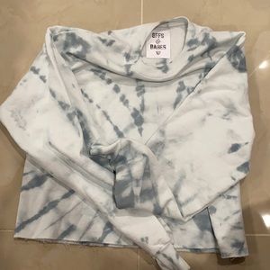 Tie-Dye Crop Sweatshirt